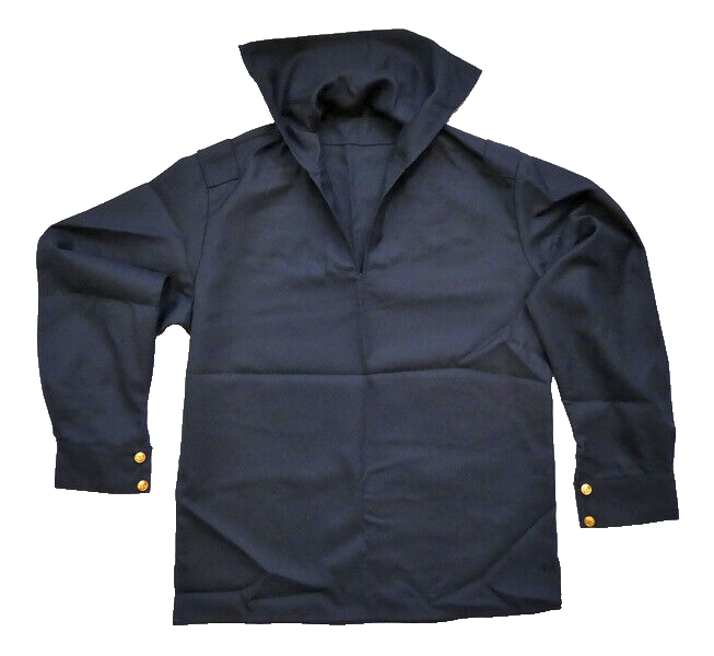 Original Russian Navy Sailor Uniform Dark Blue FLANKA Shirt + Guys + Shoulder Boards Set