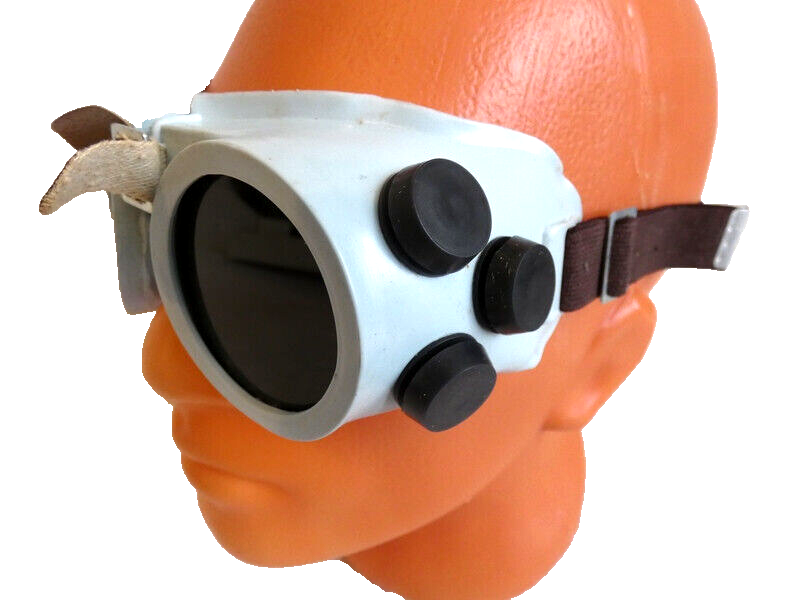 Original Soviet Russian Military / Industrial Safety Goggles Eyewear USSR Made