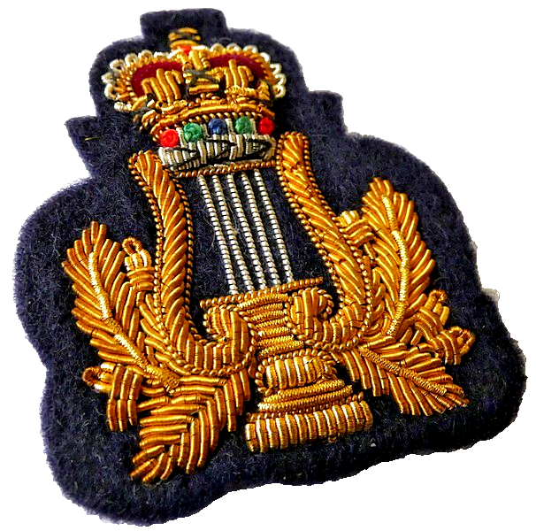Royal Air Force Bandmaster Qualification Patch Badge Hand Embroidered Unused