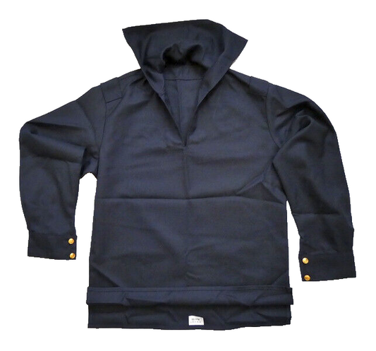 Original Russian Navy Sailor Uniform Dark Blue FLANKA Shirt + Guys + Shoulder Boards Set