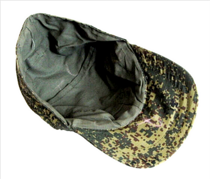 Russian Army Military Digital Flora EMR Camo Cap Hat Embroidered Badge Pocket