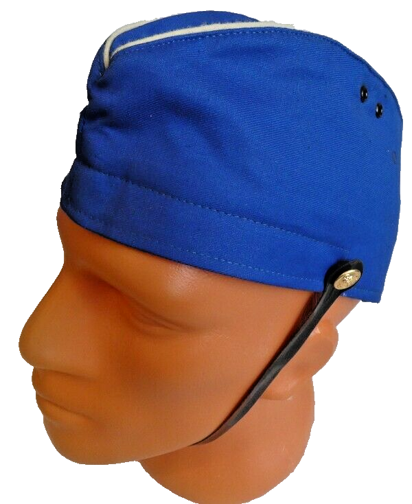 Original Soviet Russian Navy Officer Tropical Pilotka Cap with Removable Visor