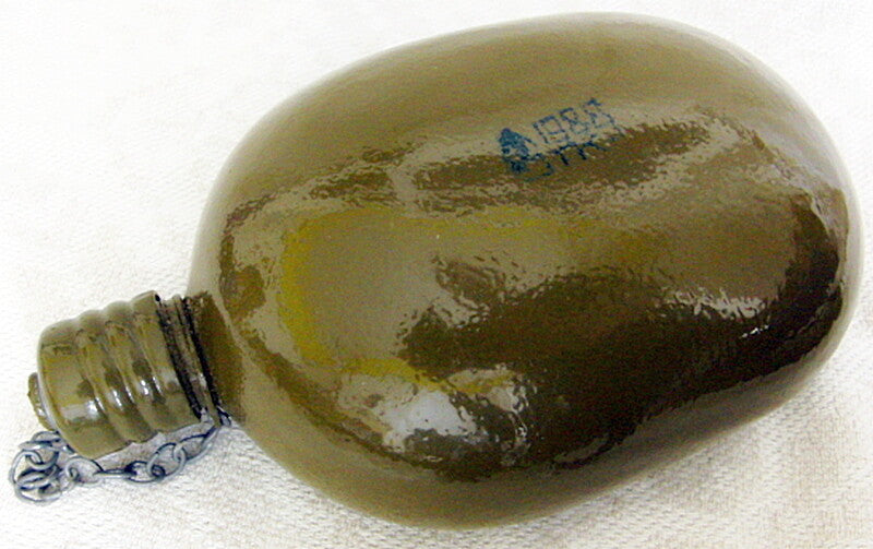 Genuine USSR Soviet Russian Army Water Flask Bottle Belt Case 1986-1988 Unused