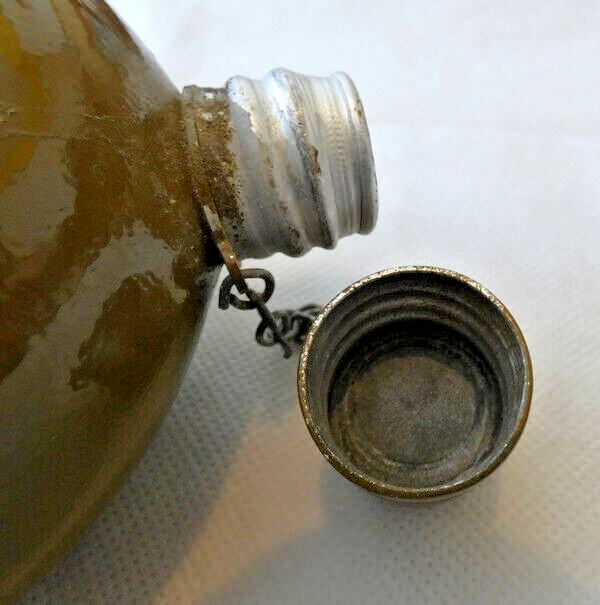 Genuine USSR Soviet Russian Army Water Flask Bottle Belt Case 1986-1988 Unused