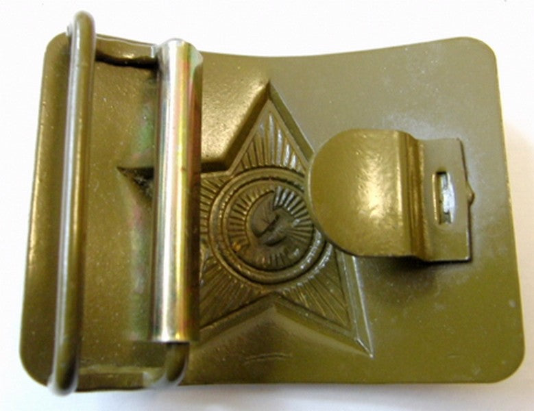 USSR Soviet Russian Army Navy Military Uniform Belt Buckle Brass Steel Original
