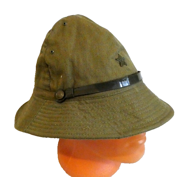 Soviet Russian Army Afghanistan War Panama Hat (58cm M) Steel Green Star Badge