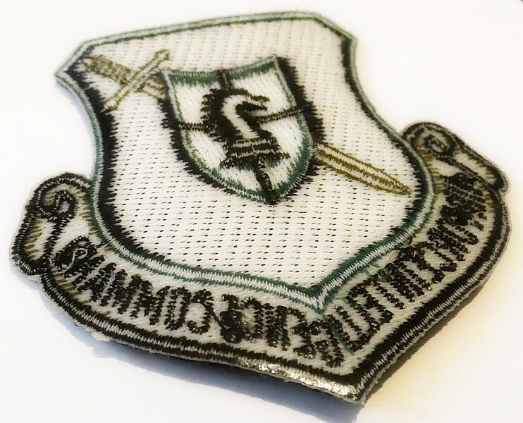 US Air Force Intelligence Command Patch Subdued Heat Seal 7.5 x 7.5 cm Unused