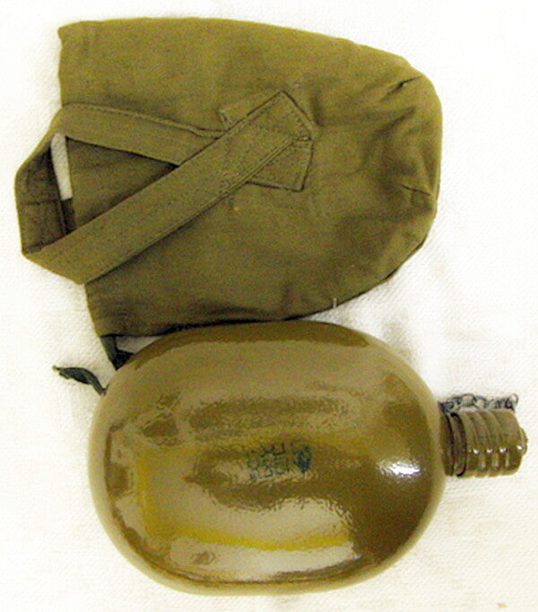 Genuine USSR Soviet Russian Army Water Flask Bottle Belt Case 1986-1988 Unused