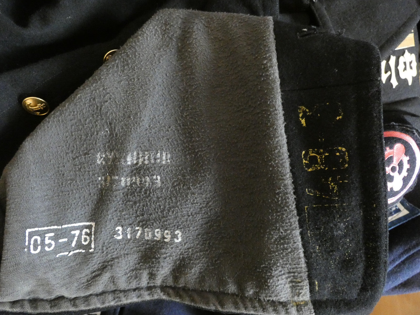 Russian Navy Pea Jacket, Top, Trousers, Telnyashka (sleeveless) Set