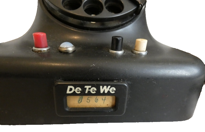 DeTeWe Deutsche Telephonwerk Rotary Dial Bakelite Telephone Vintage Original