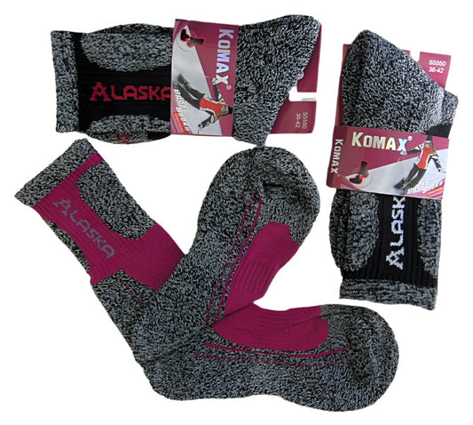 Womens Thermal Socks Sport Thick UK 6-8 EU 37-42 Wool 85% Angora 10%  Lycra 5%