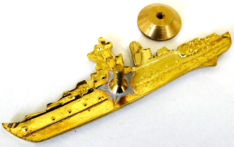 USSR Russian Navy SHIP COMMANDER Badge Gold Colour Original