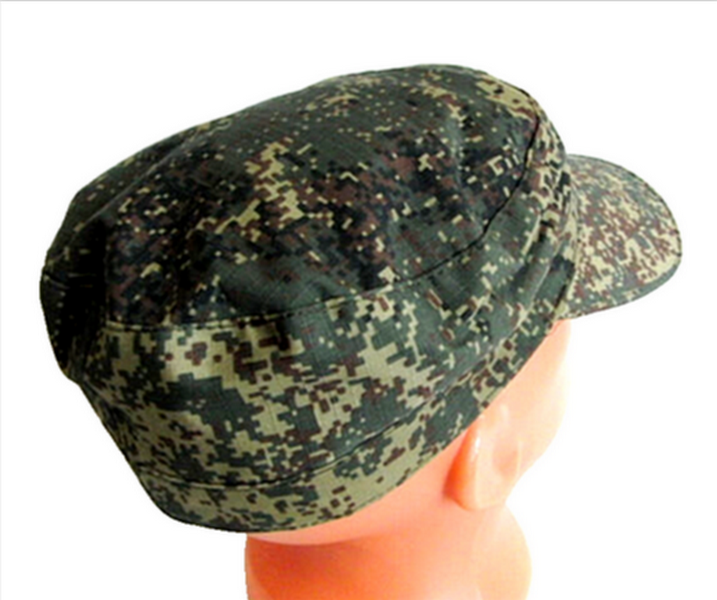 Russian Army Military Digital Flora EMR Camo Cap Hat Embroidered Badge Pocket