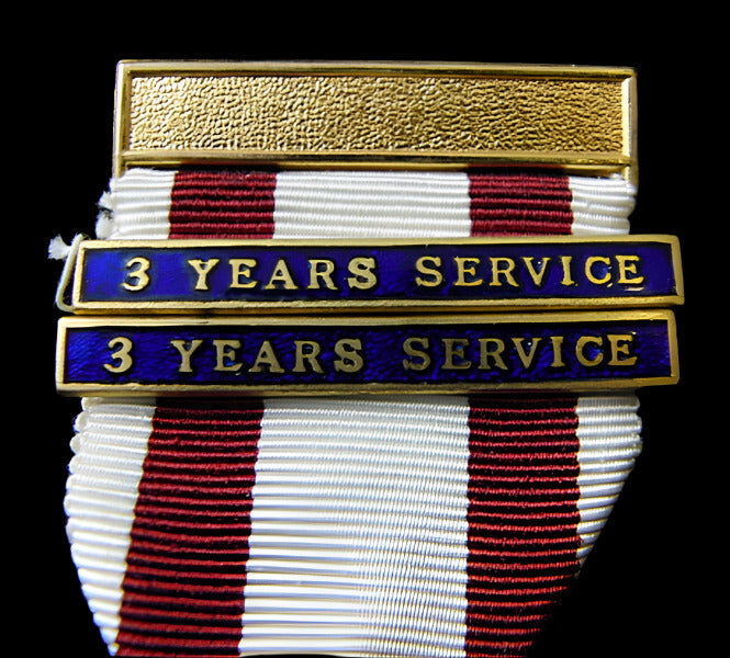 British Red Cross Society 3 Years Service KC Badge Medal #52889