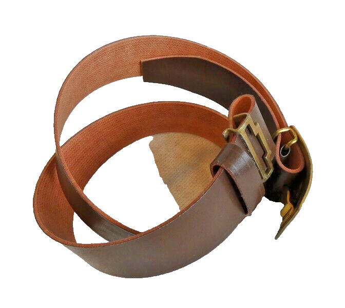 Soviet Russian Army Belt Leatherette Brass Buckle USSR Original