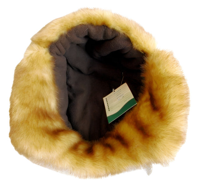 Genuine Russian Faux Marten Fur Winter Ushanka Hat
