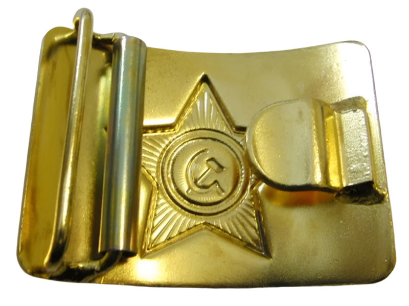 USSR Soviet Russian Army Navy Military Uniform Belt Buckle Brass Steel Original