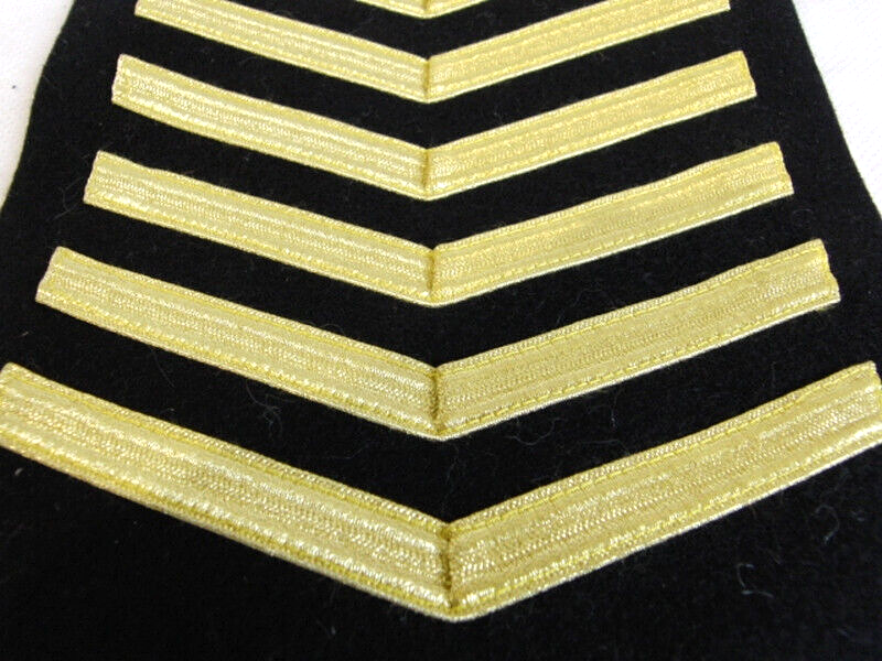 British Royal Navy RN Gold Chevrons Good Conduct Stripes