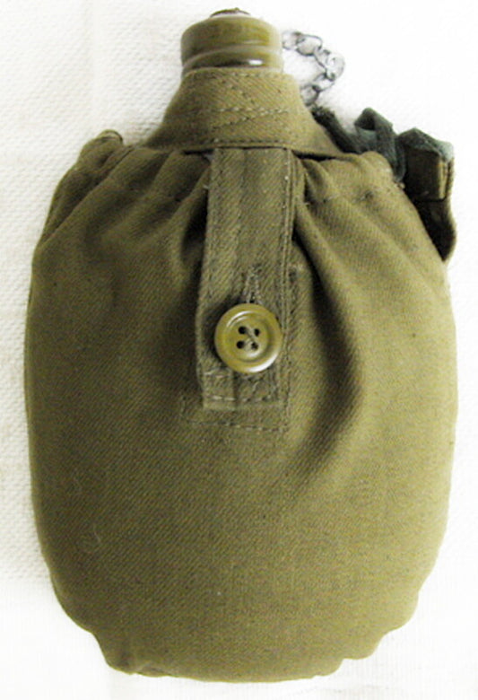 Genuine USSR Soviet Russian Army Water Flask Bottle Belt Case 1986-1988 Unused