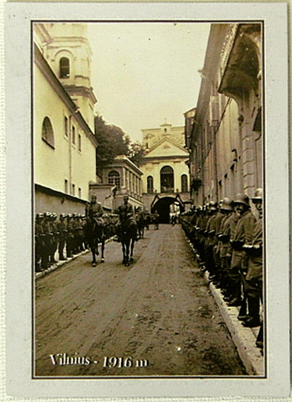 German Army in Vilnius 1916 WWI, Fridge Magnet 6.5 x 9 cm