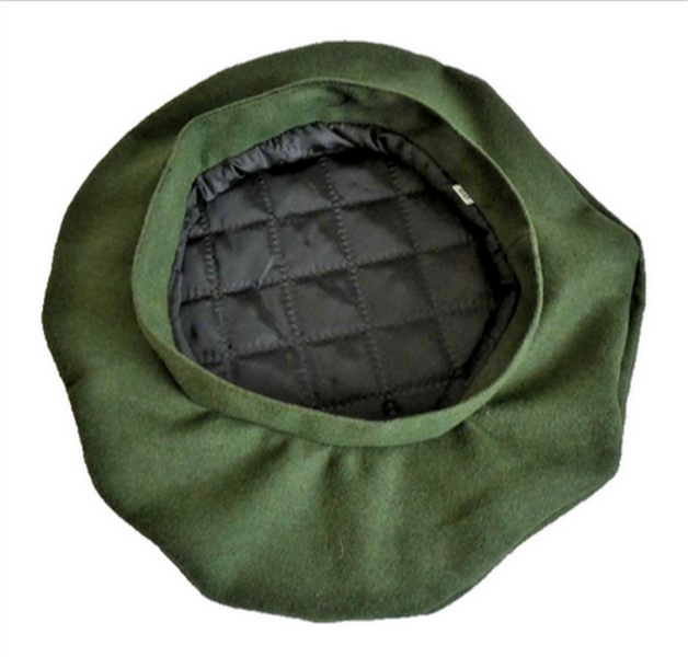 Men's Green Wool Scot Bonnet Scottish Trad. Highlander Tam Hat Kilt Beret 60 XL
