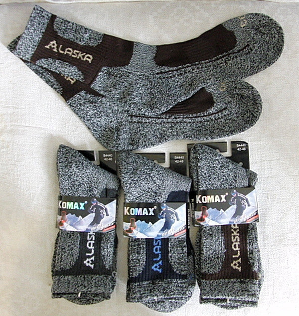 Mens Thermal Socks Sport Thick UK 8-12 EU 42-48 Wool 85% Angora 10%  Lycra 5%