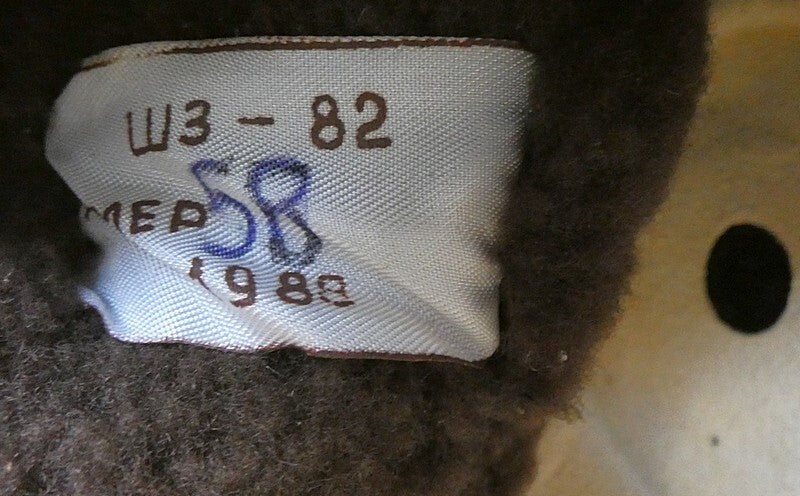 MiG Pilot Leather Winter Helmet Hat USSR Original 1988 58cm M Soviet Russian