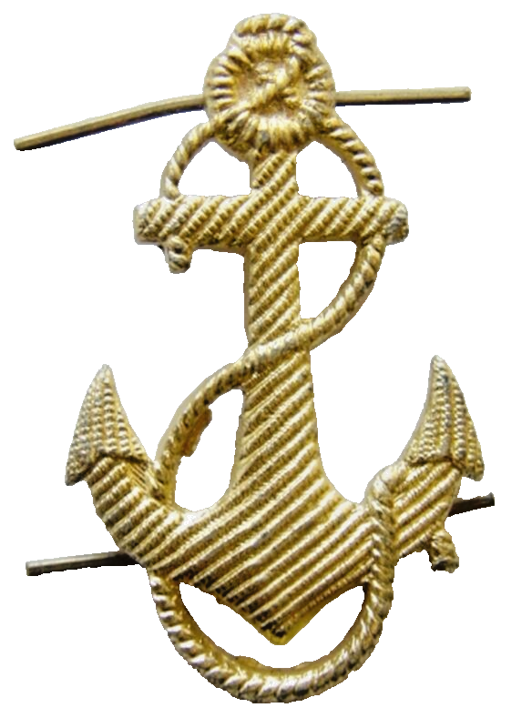Naval Anchor USSR Soviet Russian Navy Uniform Cap Hat Beret Badge 34 x 25 mm