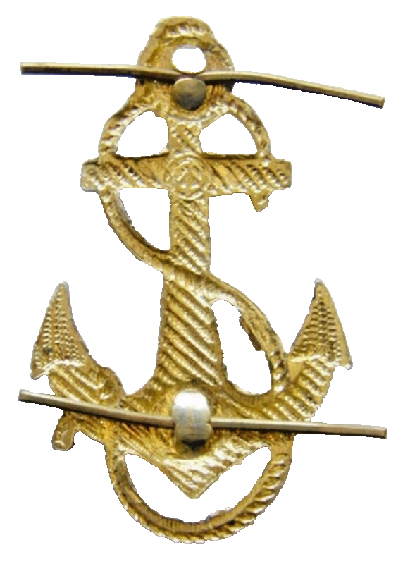 Naval Anchor USSR Soviet Russian Navy Uniform Cap Hat Beret Badge 34 x 25 mm