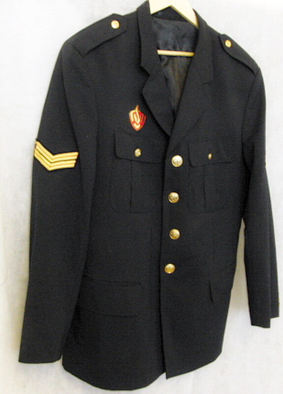 Netherlands Firefighter Uniform Jacket with Metal Badge