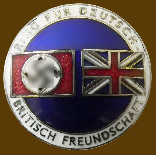 German-British Alliance Badge Anglo-German Friendship
