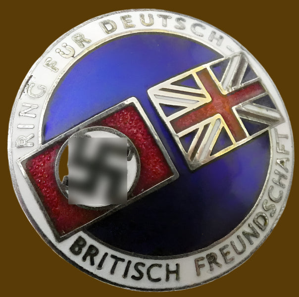 German-British Alliance Badge Anglo-German Friendship