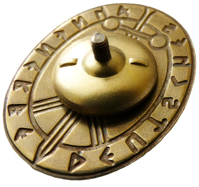 Ancestral Heritage Ahnenerbe Brass Badge New