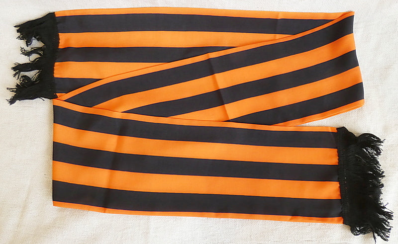 USSR Russian WWII Victory St Georges Silky Double Sided Long Scarf 155 cm New