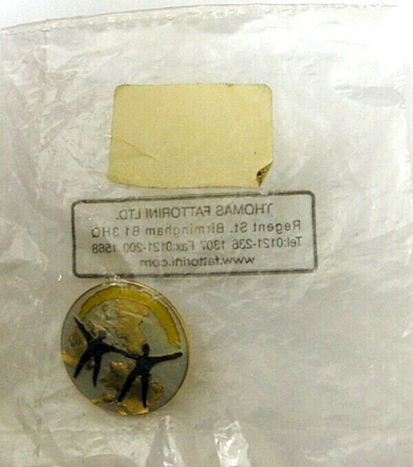 PEACE UK Ireland Map British Vintage Badge Fattorini Original Sealed Unused