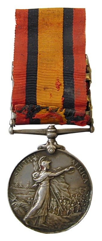 Queen Victoria South Africa Boer War Medal 4 Bars Original