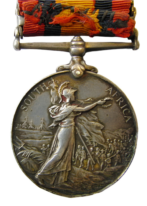 Queen Victoria South Africa Boer War Medal 4 Bars Original