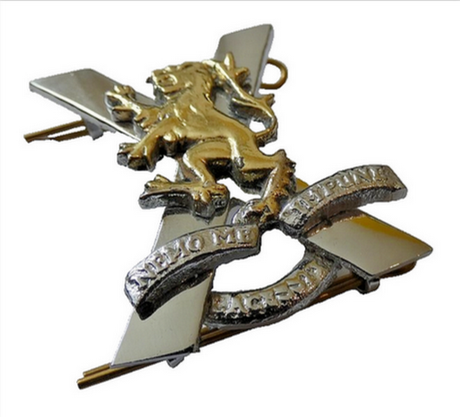 Royal Regiment of Scotland RRS Tam O Shanter Hat Bonnet Metal Badge No Crown 4 x 5 cm