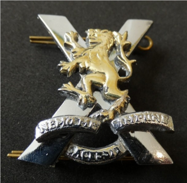 Royal Regiment of Scotland RRS Tam O Shanter Hat Bonnet Metal Badge No Crown 4 x 5 cm