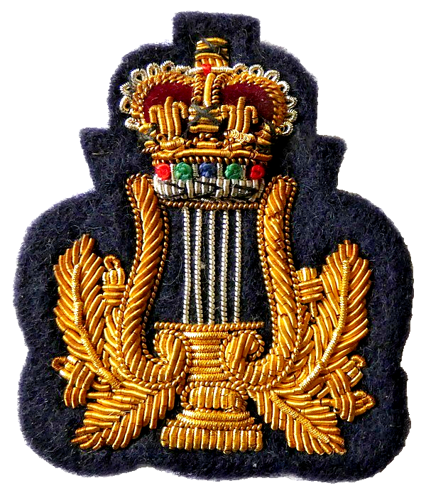 Royal Air Force Bandmaster Qualification Patch Badge Hand Embroidered Unused