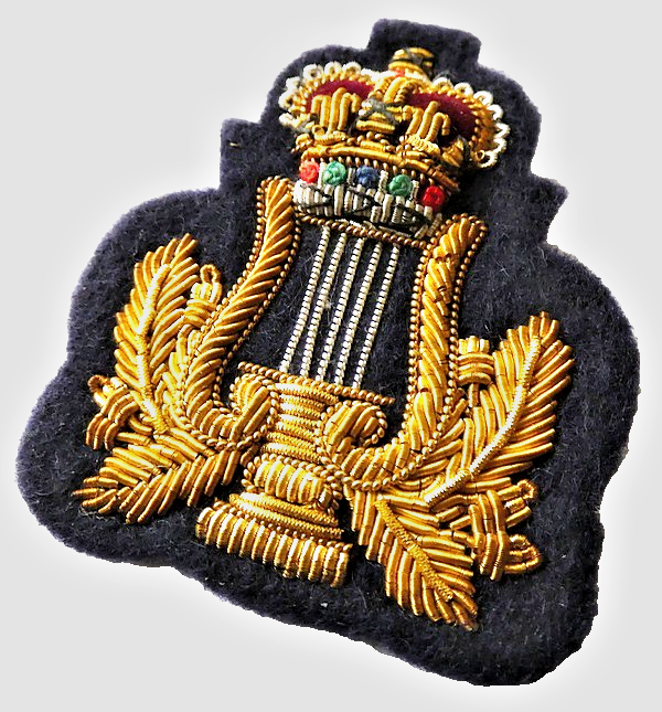 Royal Air Force Bandmaster Qualification Patch Badge Hand Embroidered Unused