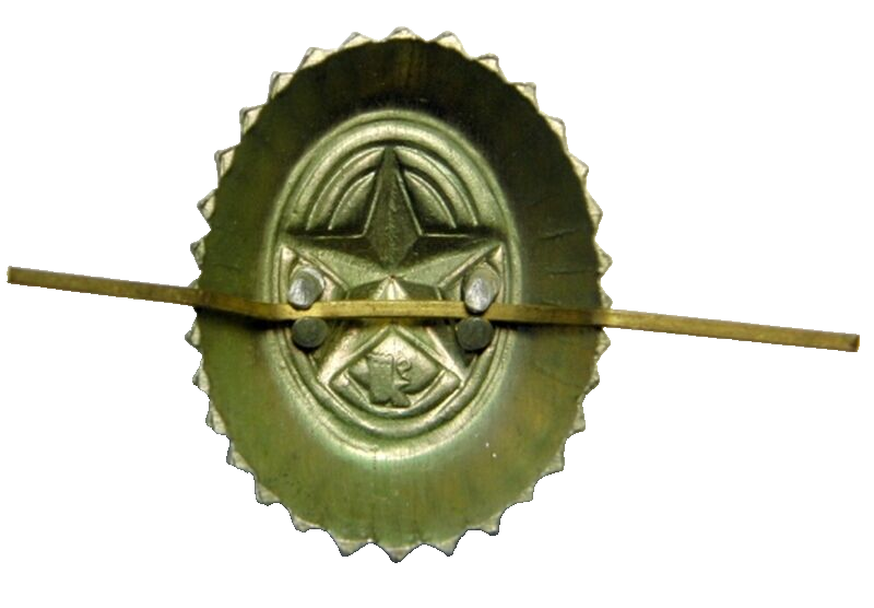 Russian Army Officer Field Uniform Subdued Olive Star Hat Cap Badge 3x4cm New