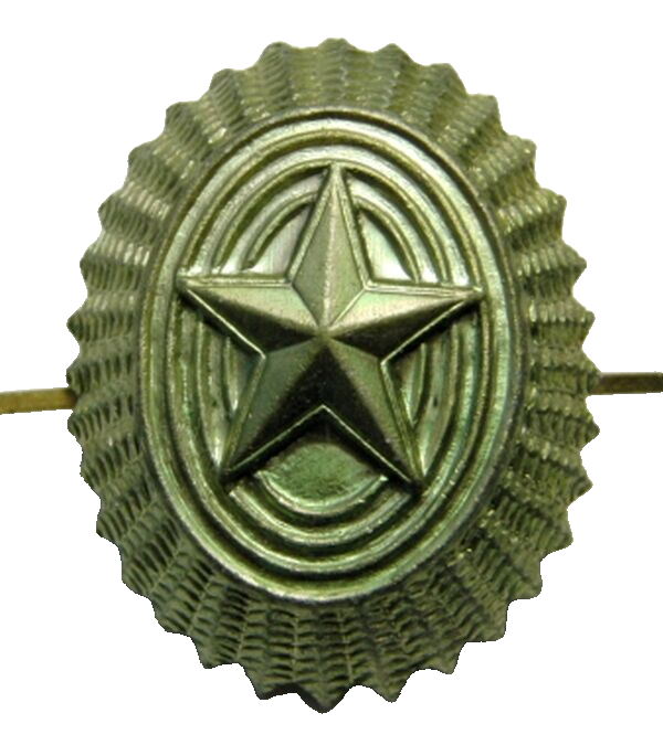 Russian Army Officer Field Uniform Subdued Olive Star Hat Cap Badge 3x4cm New