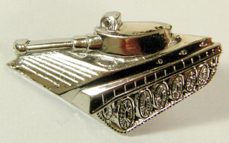 Russian BMP-1 Infantry Combat Vehicle Metal Military Badge Screwback