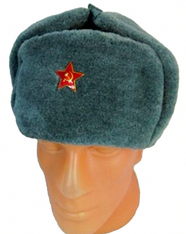 Russian Soviet Army Hat USSR Badge Real Military Fur Soldiers Ushanka Headwear