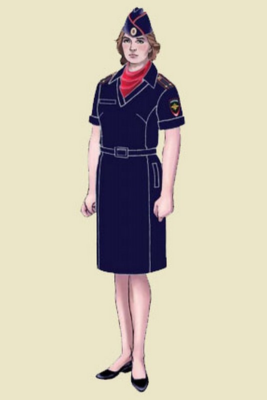 Russian Women's Police Neckerchief
