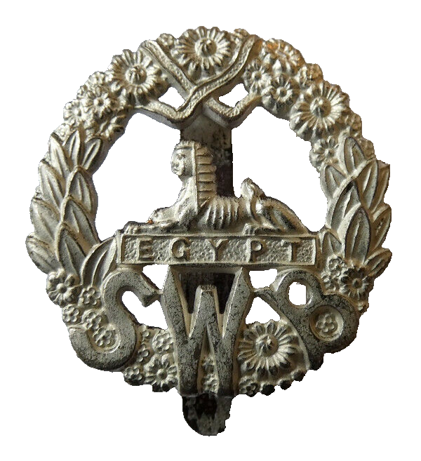 SWB South Wales Borderers Regiment British Army Cap Badge 35 x 35mm