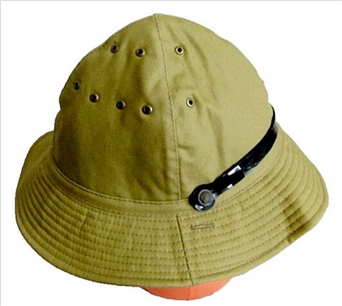 Soviet Army Afghanistan War Uniform Style Panama Hat with Metal Red Star Badge