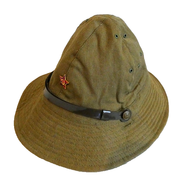 Soviet Russian Army Afghanistan War Panama Hat (58cm M) Metal Red Star Badge