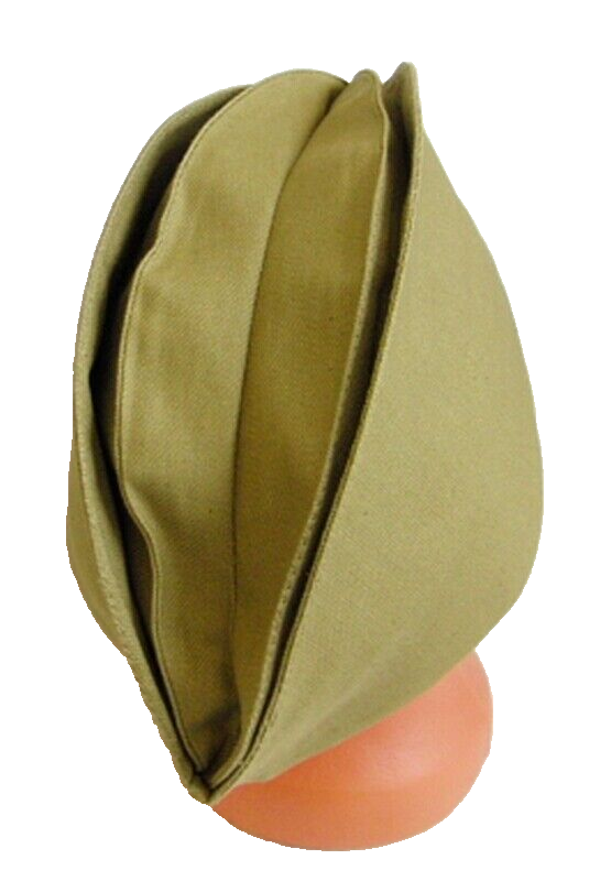 Soviet Russian Army Pilotka Cap Garrison Hat Red Star Badge Size 58 M Khaki New